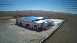 نمای هوایی کارخانه رادکان