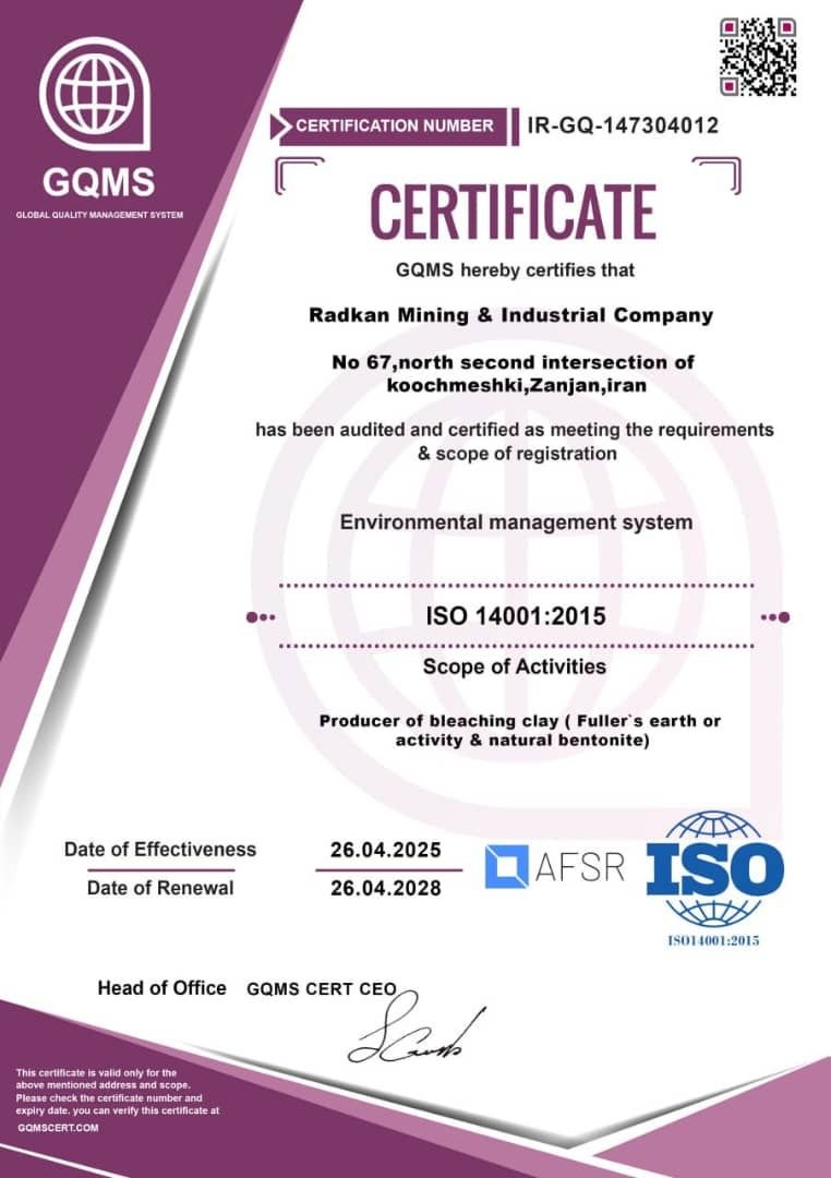 Radkan Factory Certificate Part 2
